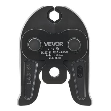 V12 V-type pressing jaw for 12 mm stainless and carbon steel pipes