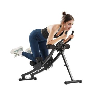 AB Folding Abdominal Press Machine for Home, 440 Pound Capacity