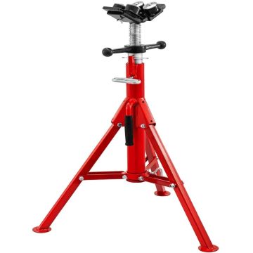 Pipe jack v-head 1107A, steel, 2 t, 28-51.5 inches, foldable