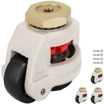 Koła poziomujące Footmaster GD-80S 4 szt., 500 kg, nylon i NBR