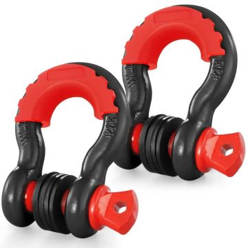 2 szt. 19 mm zacisków typu D-ring z trzpieniem gwintowanym 22,2 mm