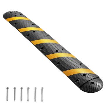 Próg zwalniający gumowy 1830 mm, 2 kanały, do dużych obciążeń, z osłoną kabla