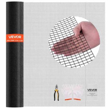 Fence fabric, vinyl coated, 152 cm x 30.4 m, galvanized wire, weather resistant