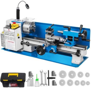 Mini Metal Lathe 7x14 Inch 550W Variable Speed