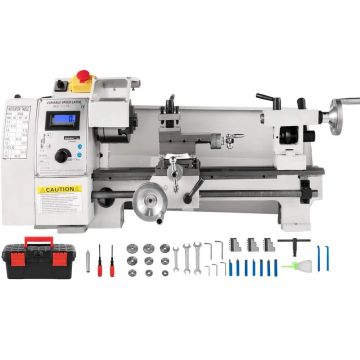 Mini metal lathe 8x14, 650 W, variable speed