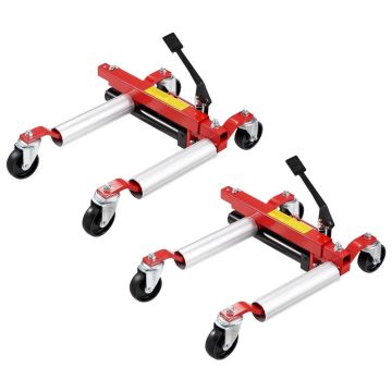 Wózek hydrauliczny z kołami 360°, 1500 funtów, zestaw 2 części