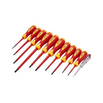 Insulated electrician screwdriver set, 11 pieces, 1000 V