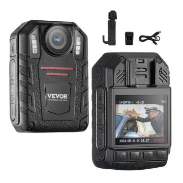 Kamera samochodowa policyjna 1440P HD 64 GB, noktowizor, wodoodporna