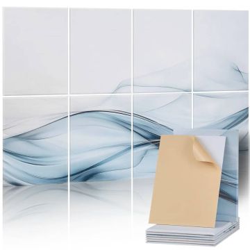 8 pcs. acoustic self-adhesive sound-absorbing panels 47x24 cm