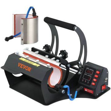 Heat press for cups 11oz/20oz, LCD, black, sublimation