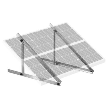 50-calowe, regulowane aluminiowe uchwyty do paneli słonecznych, 100-550 W