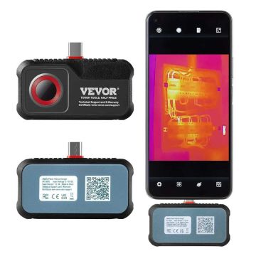 Thermal imaging camera for android, 256x192 IR, 25 Hz, IP54
