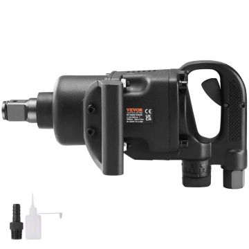 Pneumatic impact wrench 2.5 cm, 3698 nm, with handles
