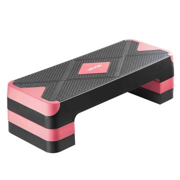 Stepper aerobowy, regulowany, 28 cali, czerwony