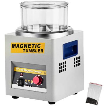 Magnetic glass for polishing jewelry, 180 mm, with adjustable direction and time