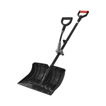 Snow shovel, 45.5 cm wide, with D-shaped non-slip handles