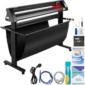 Vinyl cutter 1350 mm with LED display and stand