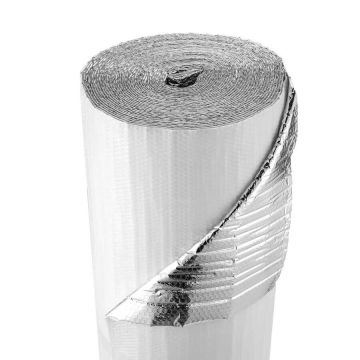 Folia termoizolacyjna odblaskowa dwuwarstwowa, 6 mm, 30,48x1,22 m