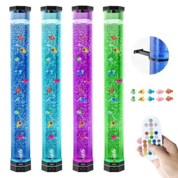 Sensory bubble tube aquarium lamp, 16 colors, 1 m
