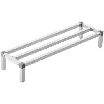 Aluminiowy regał towarowy, 48x14 cali, udźwig 1000 funtów