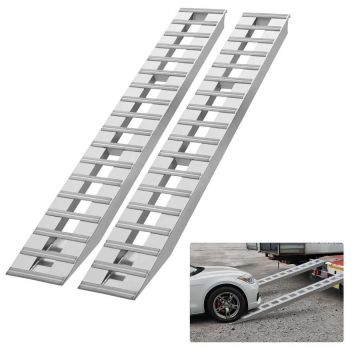 Aluminum loading ramps, 274 x 38 cm, 2 pcs., 4535 kg capacity