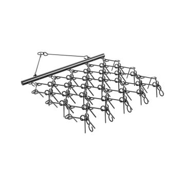 Trailed Chain Harrow 5x4.5 ft with 60 Teeth for ATV and UTV