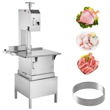 Commercial Electric 2200W Meat Band Saw, Stainless Steel