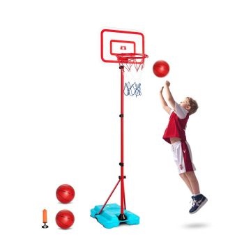 Children's portable basketball hoop, adjustable height, 3-8 m