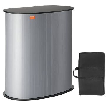 Portable folding exhibition podium table, 90x49x94 cm