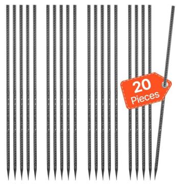 Sturdy galvanized steel ground anchors, 609.6 mm, 20 pcs.