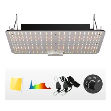 Lampa LED do uprawy roślin 150W, pełne spektrum, dioda Samsung, ściemnialna, do namiotu 3x3 stopy
