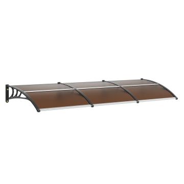 Markiza okienna i drzwiowa 40x120 cm, UPF 50+, poliwęglan, blacha komorowa