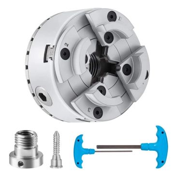 Lathe chuck 4 jaws, 2.75 inch, metal