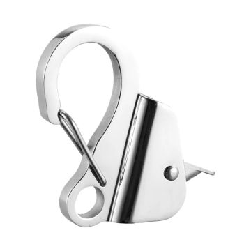Boat anchor hook, 304 stainless steel, sliding with quick release, for 3/8"-5/8" rope