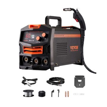 Synergic portable MIG welding machine, 130 A, IGBT inverter