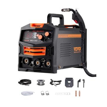 Synergic MIG/GAS welding machine 130 A, portable, IGBT inverter