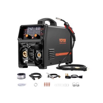 Synergic MIG 200 A welding machine 4 in 1 with IGBT and LCD