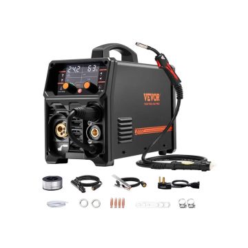 Pro MIG 250A synergic 5-in-1 welding machine with IGBT and LCD