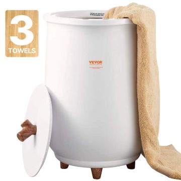 Towel warmer for the bathroom with automatic shut-off, capacity 3 towels