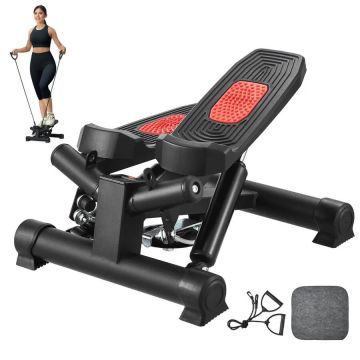 Drabinka cardio z taśmami oporowymi i monitorem LCD, udźwig 330 funtów