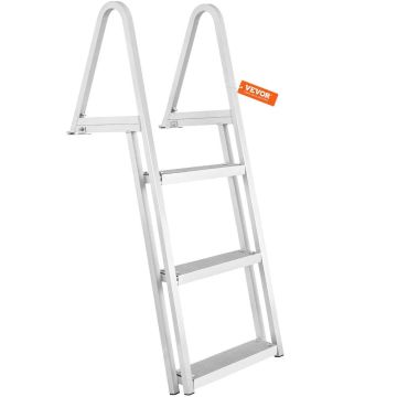 Dock ladder, aluminum alloy, 3 steps, 150 kg, for pontoon boats