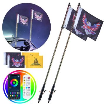 Oświetlenie LED 3 stopy, RGB, wodoodporne, pilot zdalnego sterowania, ATV UTV