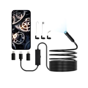 Kamera endoskopowa 1920P HD, 8 diod LED, IP67, kabel 5 m