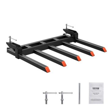 Fork clamps for 48 inch bucket, 2600 kg lifting capacity