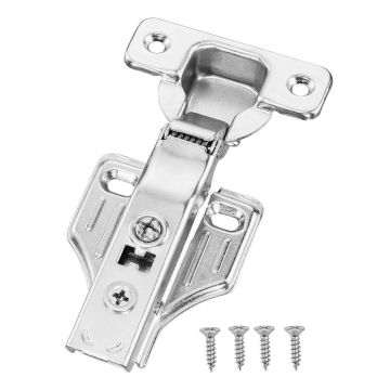 Cabinet hinges, 40 pcs., coverable, 100° opening, soft closing, with screws