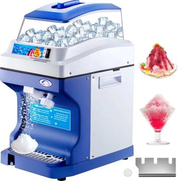 Commercial Electric Ice Shaver with 11 lb Hopper, 300 W