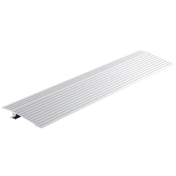 Aluminum door threshold ramp for wheelchairs, 2.5 cm rise