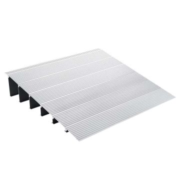 Aluminum door threshold ramp 15.2 cm with adjustment for the disabled