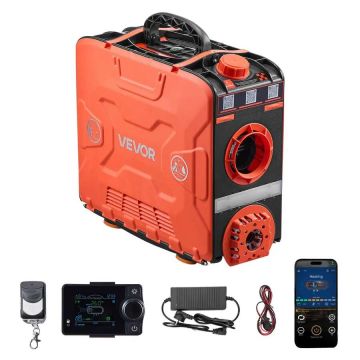Przenośny ogrzewacz diesla 8 kW 12 V z Bluetooth i wyświetlaczem LCD