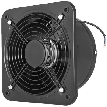 Industrial metal axial air exhaust fan 250 mm